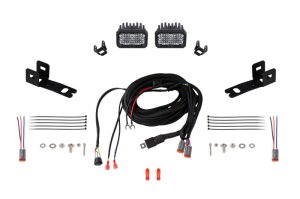 Ford F-150 Backup Light Kit - Rear - Diode Dynamics - Stage Series C2 Sport - Red - `21-`23